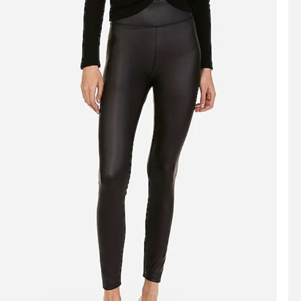 Vegan Leather Leggings